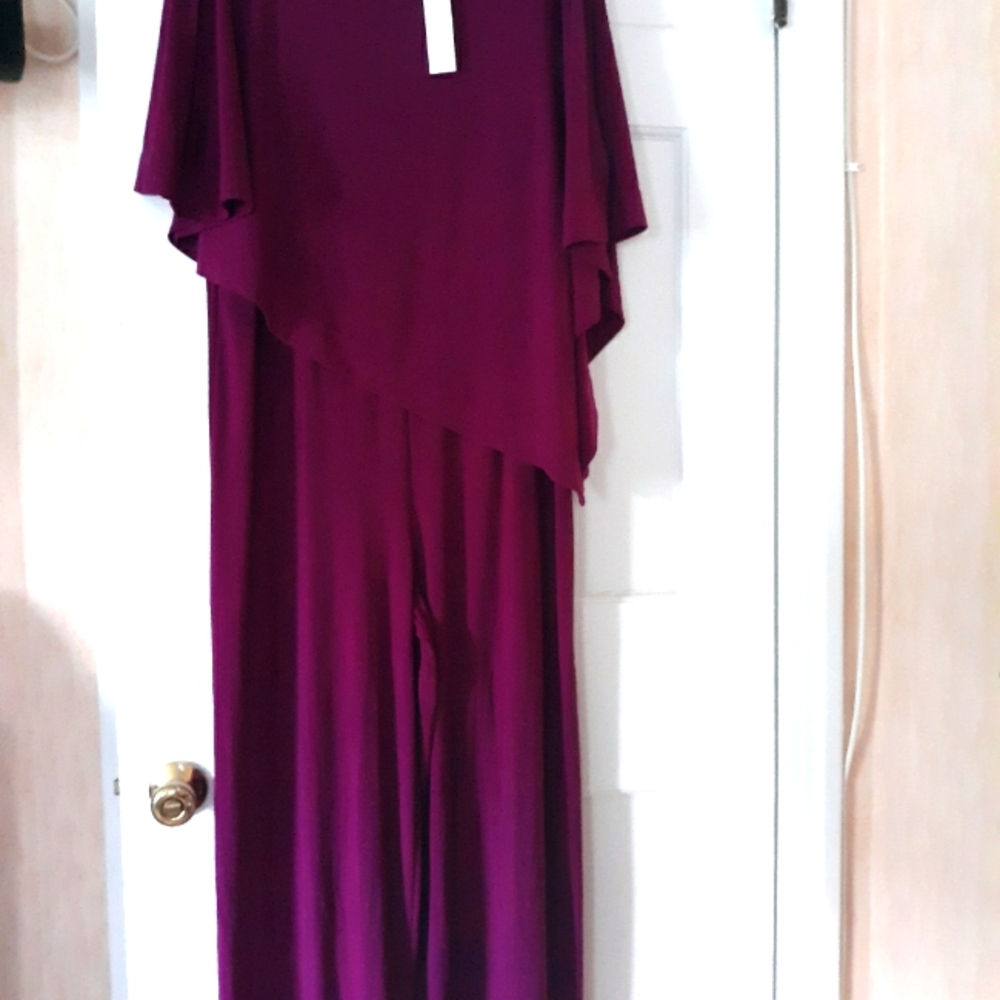 Chico's Magenta Jumpsuit Sz 2
